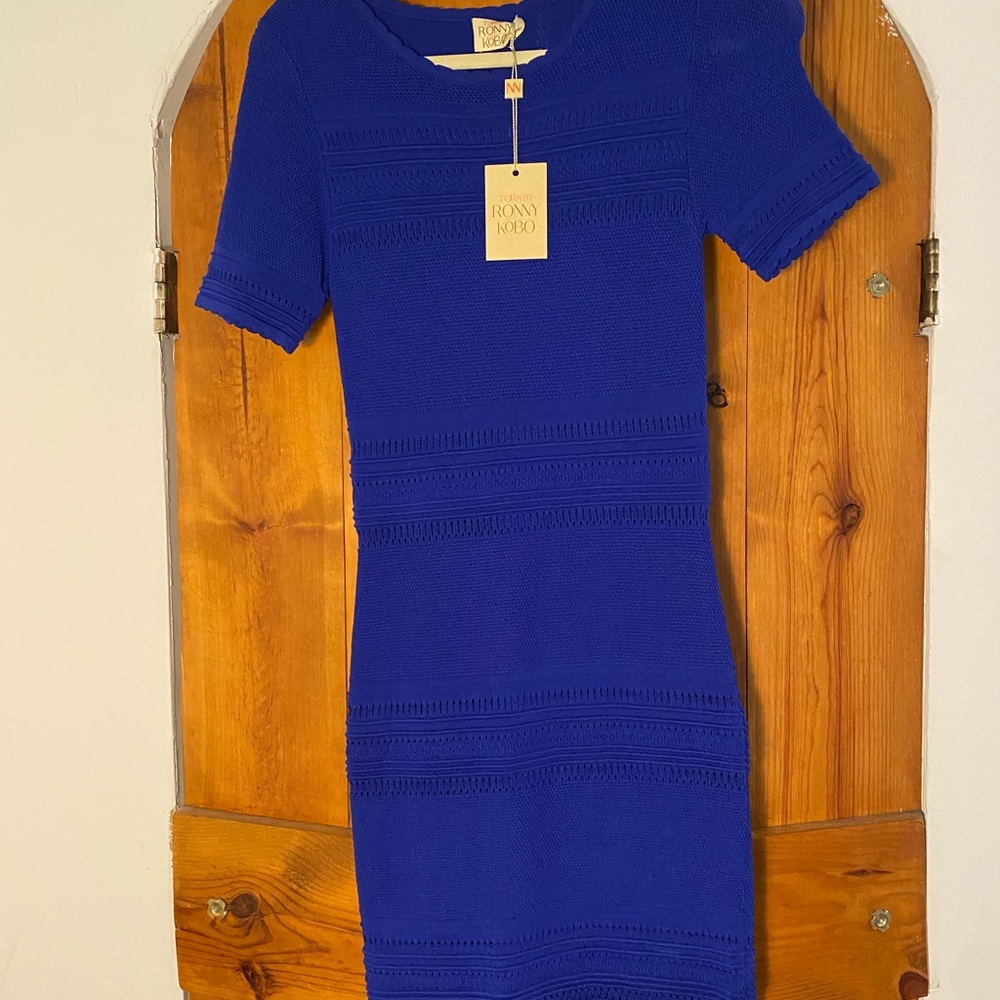 Blue bodycon Dress
